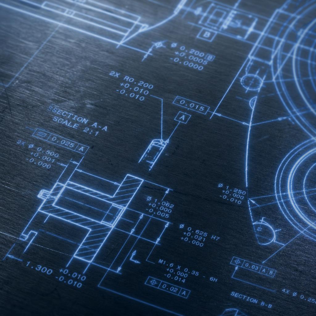 Engineering CAD drawing